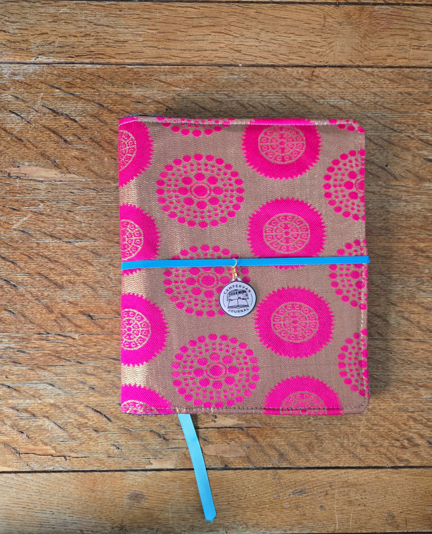 Pink Brocade Journal Cover