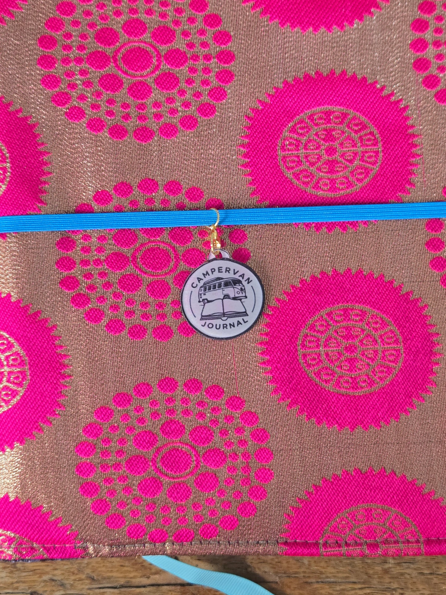 Pink Brocade Journal Cover