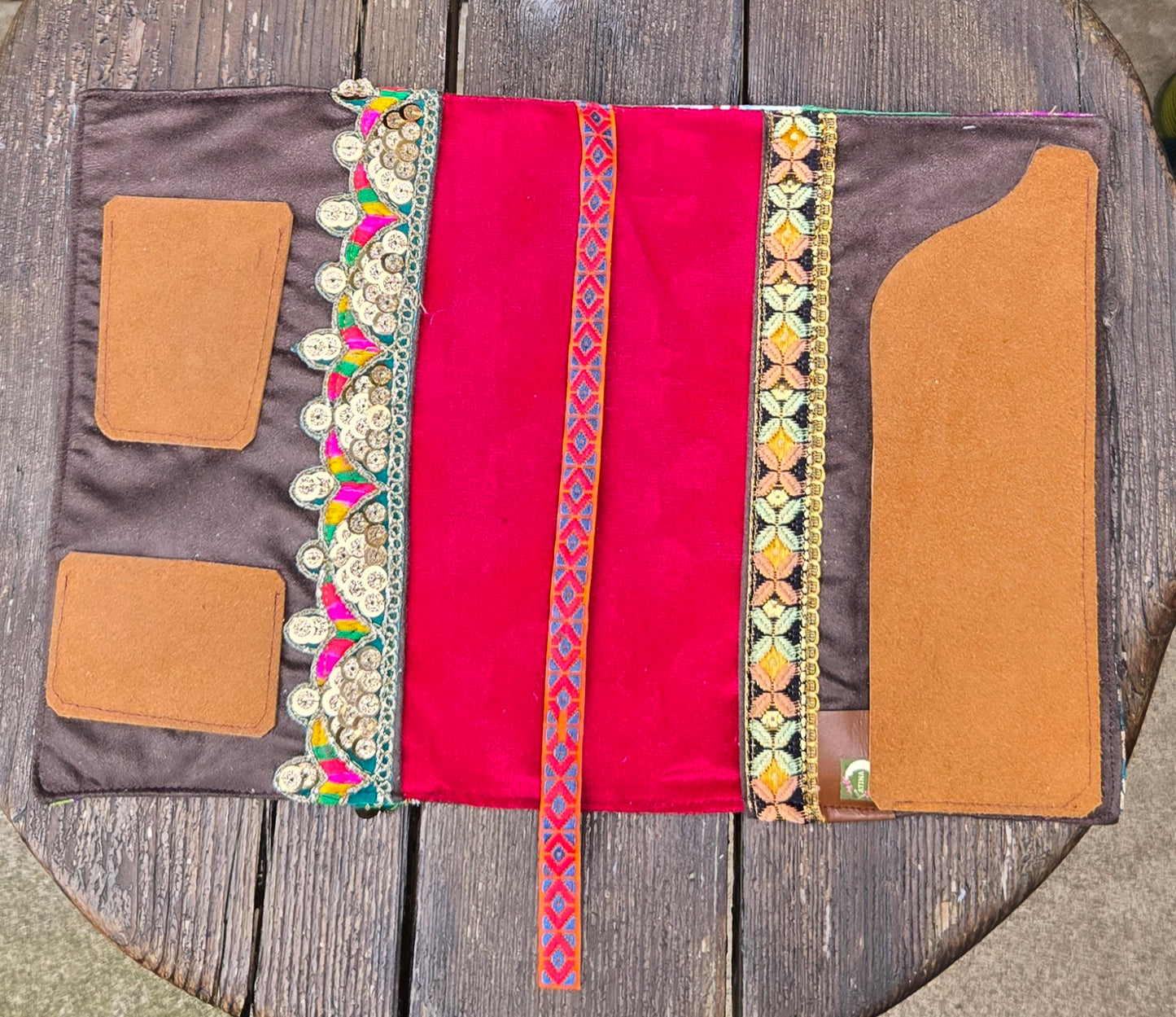 Crazy Patch Work A5 Cover.