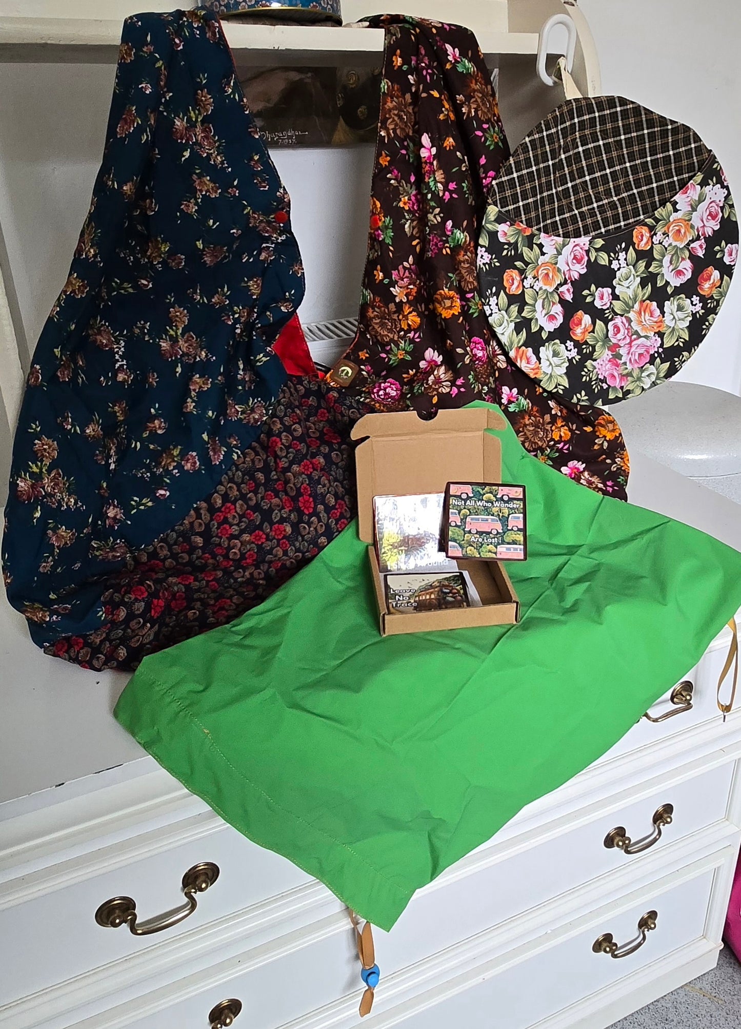 The Fuel Box ( Patch Floral Moonies Bag)