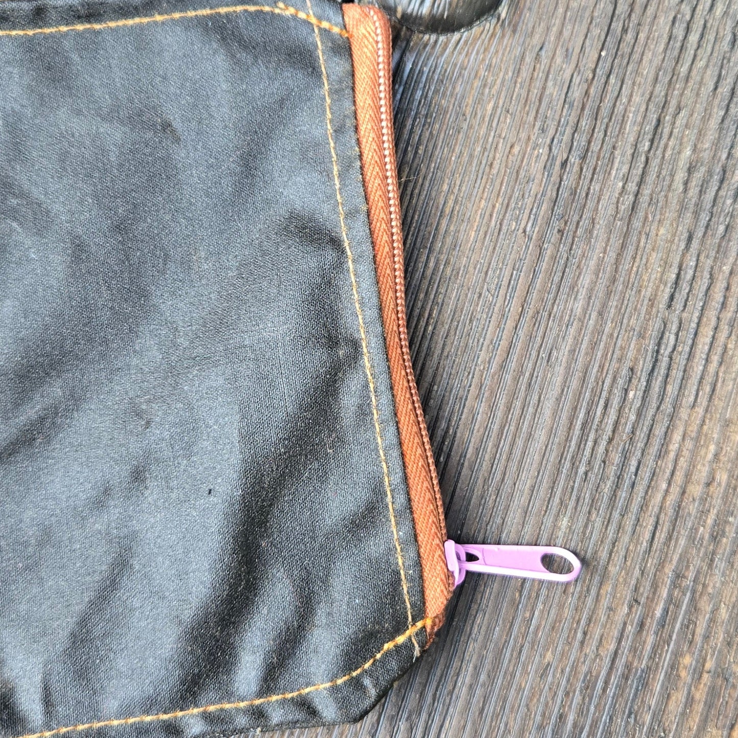 D . Pocket Journal Fabric Zip Pouch Insert