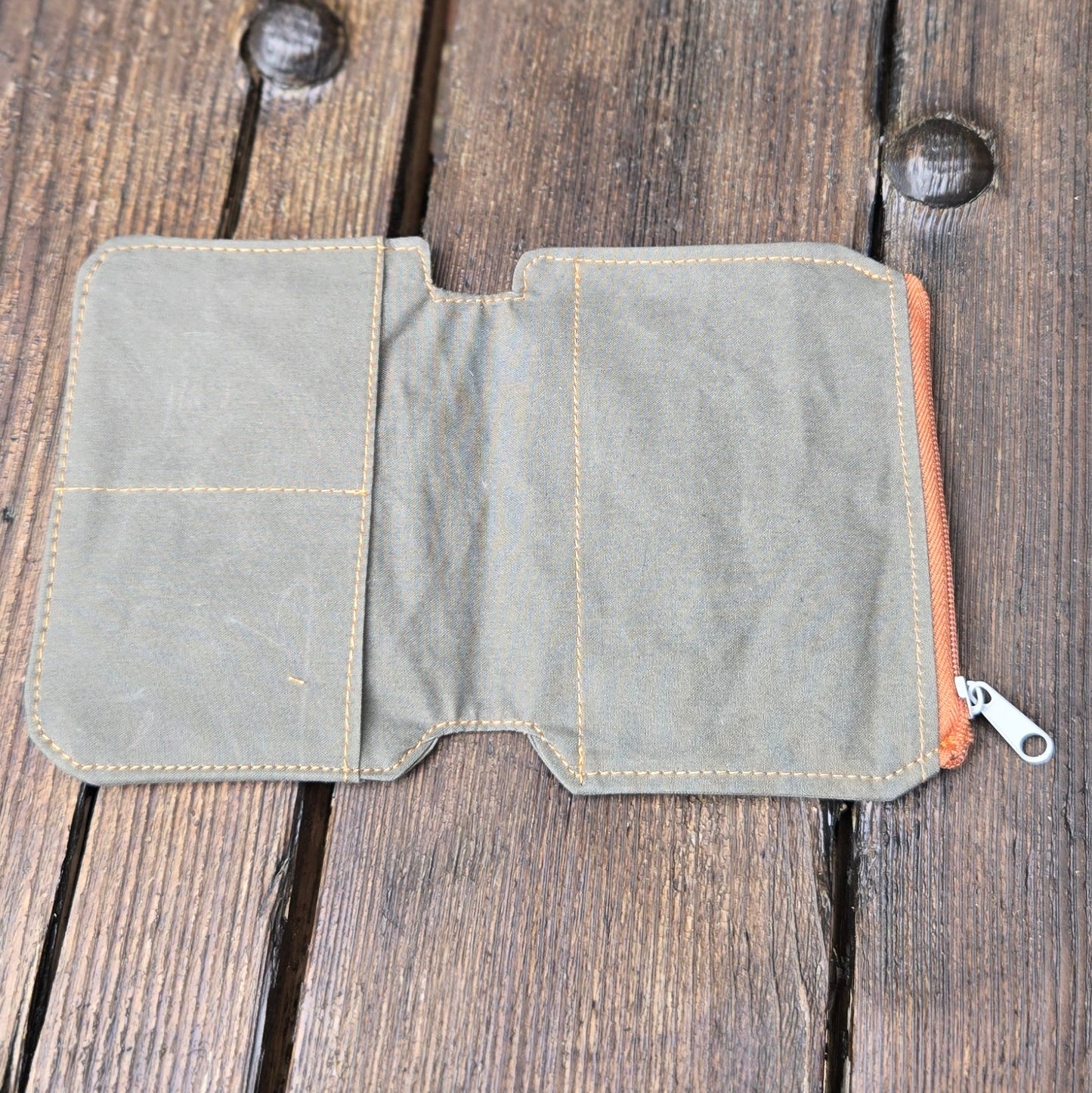 D . Pocket Journal Fabric Zip Pouch Insert