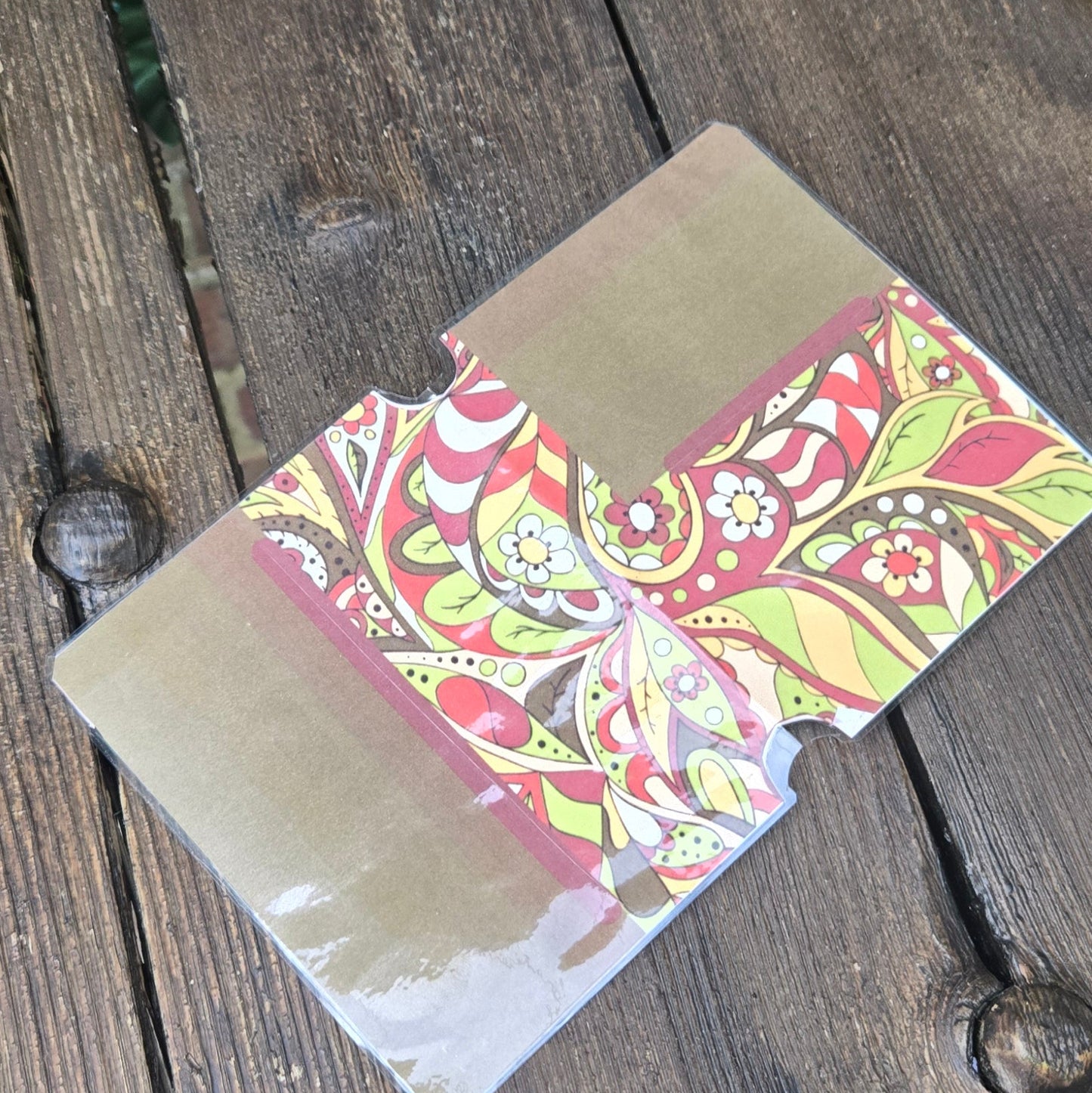 E . Pocket Journal Laminated Sleeve Insert.