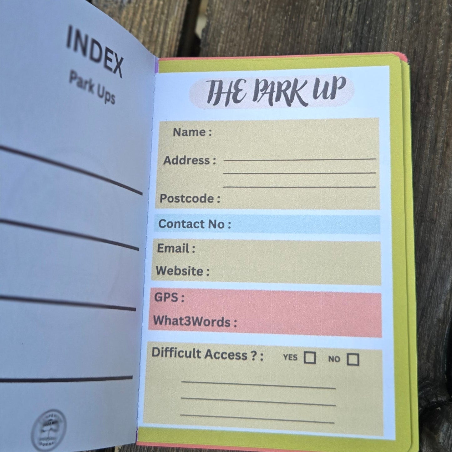 B. Campervan Pocket Journal