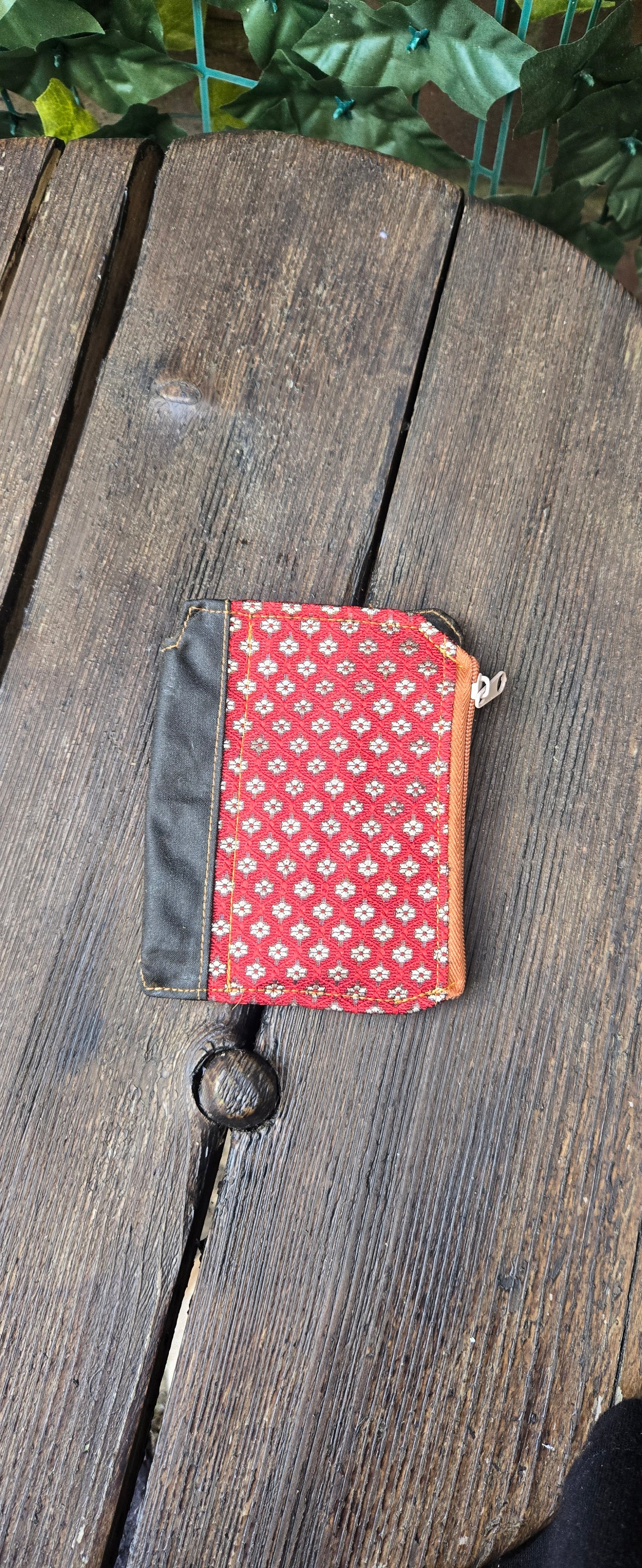 D . Pocket Journal Fabric Zip Pouch Insert