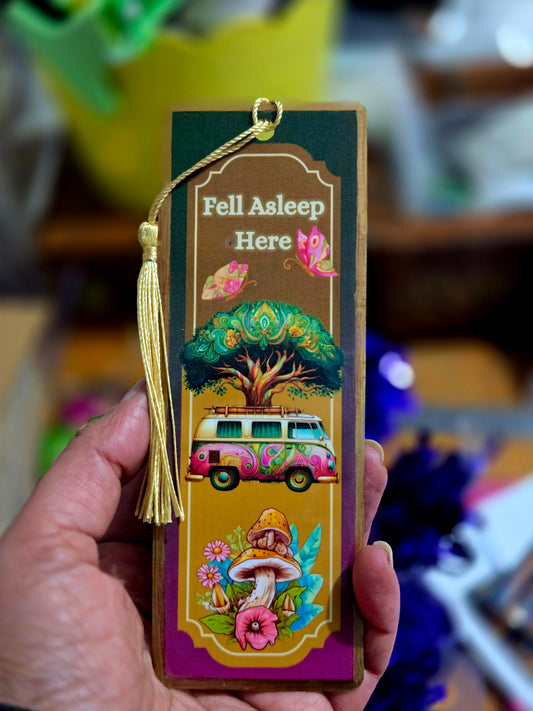Mushroom Campervan Bookmark