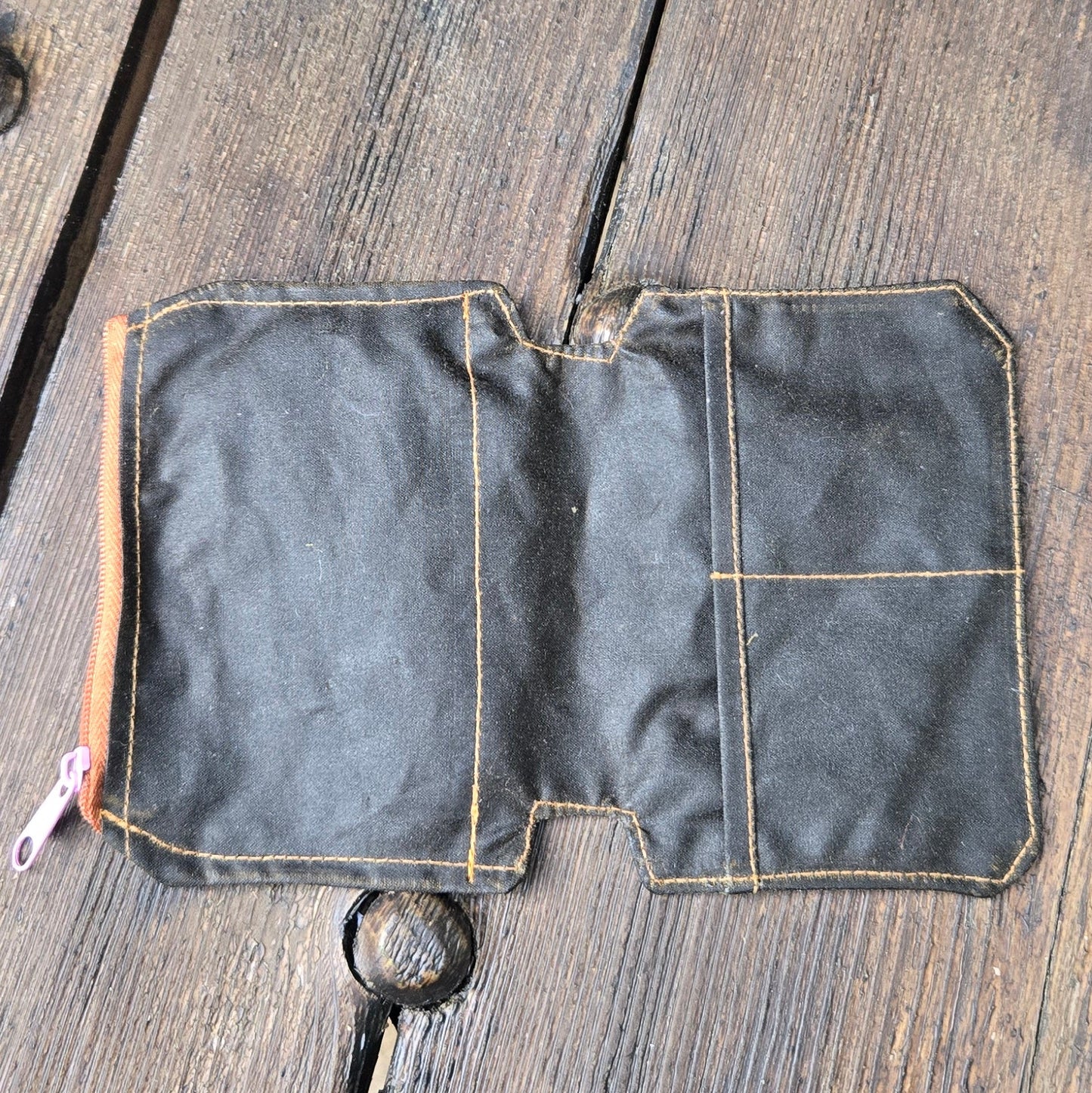 D . Pocket Journal Fabric Zip Pouch Insert