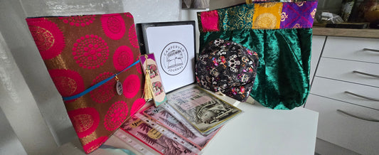 The Campsite Box ( Pink Brocade Journal)
