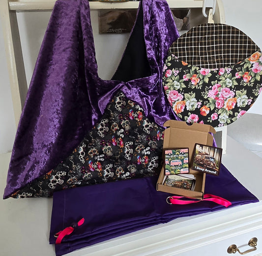 The Fuel Box ( Moonies bag purple velvet)